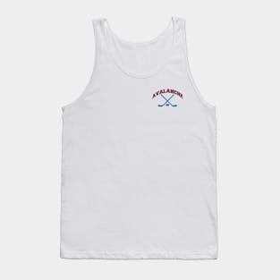 Avalanche Hokey small logo Tank Top